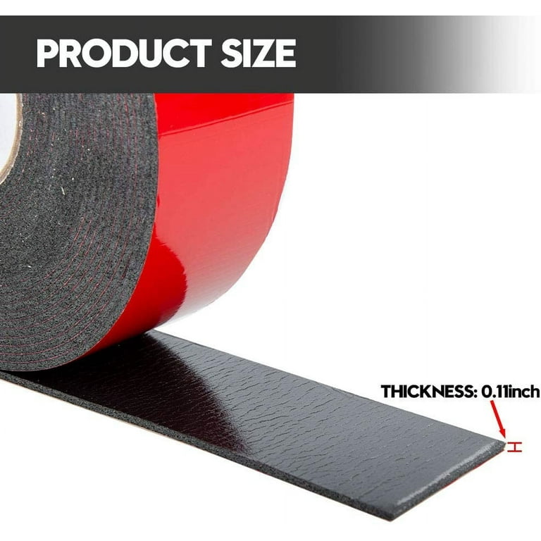 1 6ft Roll Super Glue Pre-cut Double Sided Adhesive Foam Mounting Tape Acid  Free 