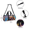 thumbnail image 5 of Turtle Durable Duffle Bag: Versatile Weekender, Yoga, Shoe Bag with Interior Zipper Pocket and Large Capacity - Size 17.7 Inches, 5 of 6