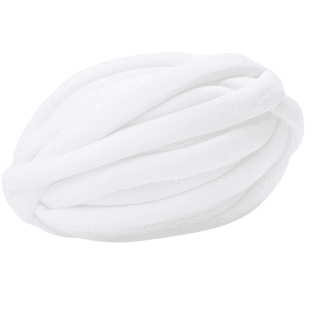 Hilo de lana grueso, relleno de hilo de lana voluminoso, tejido de brazo lavable suave para cama, manta de punto, tapiz, accesorios blanco Sunnimix Hilo de lana gruesa