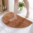 thumbnail image 3 of Half Round Bathroom Rug Won't Bathroom Mat Soft And Comfortable Furry Durable Thickened Bathroom Rug Machine Washable Reusable Warm Fuzzy Throw Blanket Large Throw Throw Blanket for Couch Large, 3 of 3