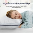 thumbnail image 3 of BedStory Luxe Mesh-Cooling Queen Size Pillow Set of 2: Hypoallergenic Soft Down Alternative Pillows for Unmatched Support & Fluffiness — Ideal for Back, Stomach, and Side Sleepers, 3 of 8