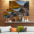thumbnail image 3 of Placid Lake between Mountains - Landscape Canvas Art Print, 3 of 4