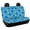 Dog Paw & Bone Pattern, variant on Chririnla Cartoon Sloth, Non-Slip Bench Cushion Seat Protectors Set of 2, Soft Breathable Full Wrap Rear Back Seat Covers for Auto Car Interior