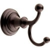 Decor Bathware Montage Double Robe Hook, Dark Oil Rubbed Bronze