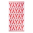thumbnail image 3 of Mainstays Patriotic Cotton Blend Beach Towel, 36 x 72 in, Red Lobster, 3 of 7