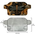 thumbnail image 5 of FOR U DESIGNS Dragonfly Sunflower Pattern All Weather Car Windshield Cover for Ice and Snow, Auto Windshield Frost Cover Front Window Automotive Covers Universal Fit for Truck SUV Sedan, 5 of 6