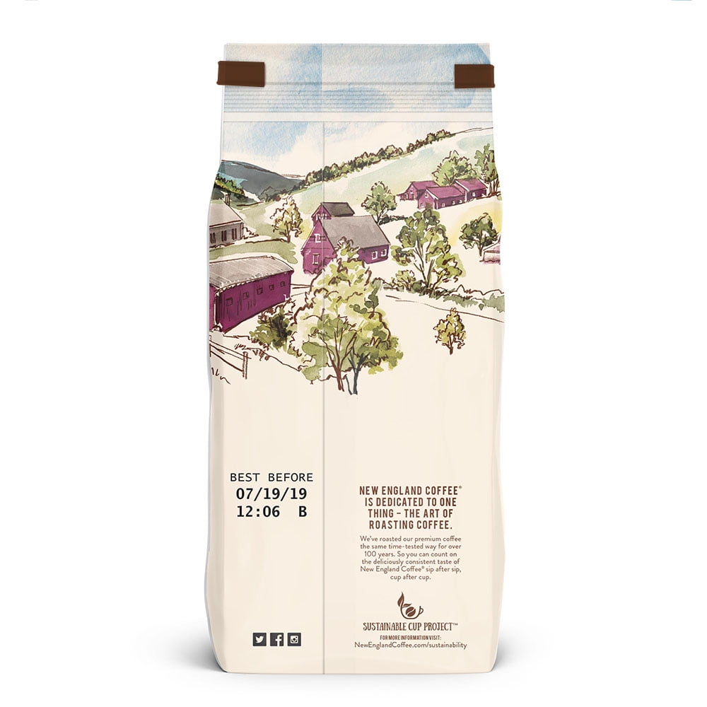 New England Coffee Colombian Supremo Ground Coffee, 22 oz