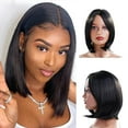 thumbnail image 2 of Perruques Droites pour Femmes Perruque Frontale Transparente Sans Colle Cheveux A7, 2 of 8