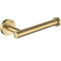 Bathroom Toilet Paper Holder, Premium SUS304 Stainless Steel Rustproof Wall Mounted Toilet Roll Holder(1 Pack, Brushed Gold)