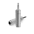 thumbnail image 4 of Wisewang Headphone Adapter 6.35 mm Male to Stereo 3.5 Audio Plating Gold Converter FemaleWear-resistant Dual Channel for Jack Process mm Plug 3.5to6.5 silver 5Set, 4 of 6