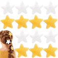 thumbnail image 1 of CustomyLife 14 pinzas para el pelo de estrella esponjosas para mujeres y niñas, antideslizantes, suaves y difusos, clip de pico de pato, pasadores de pelo de estilo dulce, accesorios de cocodrilo para, 1 of 5