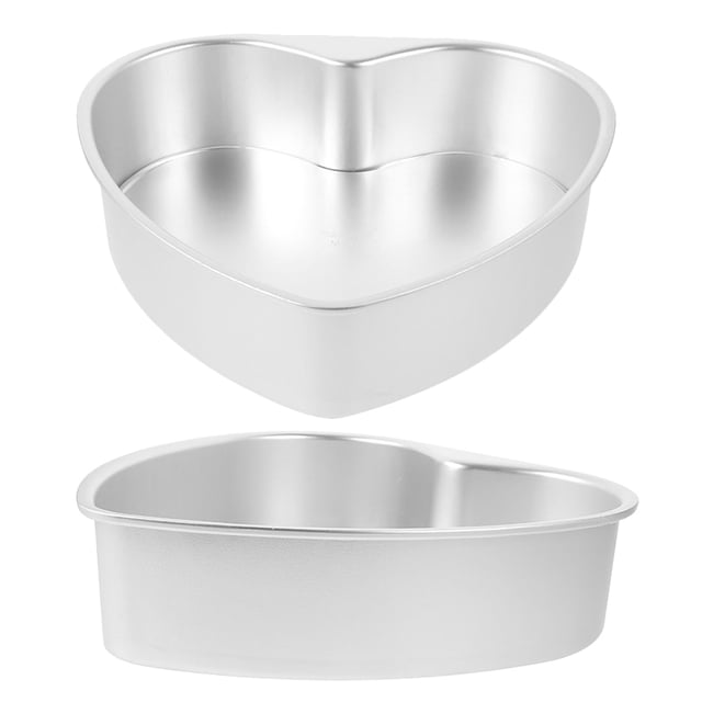 CRILSTYLEO 2Ud Corazón De Aluminio Para Pasteles Y Postres Uso Doméstico