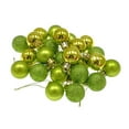thumbnail image 2 of CHGBMOK 24pcs Christmas Ball Baubles 1.18 inches Shatterproof Plastic Hanging Balls Pendant for Xmas Tree Decoration (Tiny Size;Green), 2 of 6