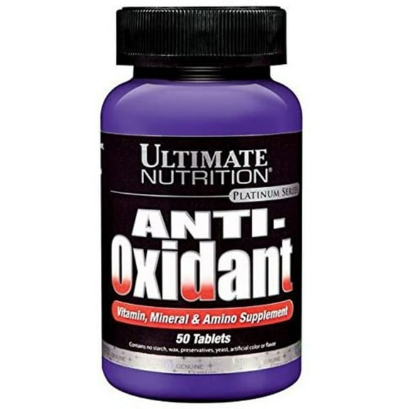 Ultimate Nutrition Antioxidant Vitamin, and Amino Supplement, Support healthy aging (50Tab)