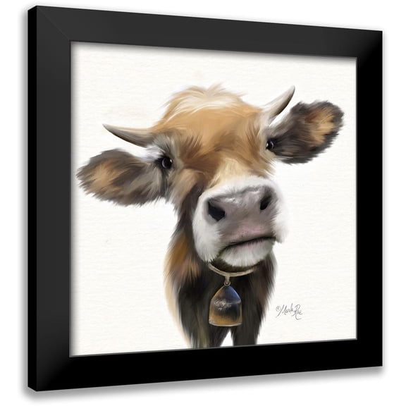 Rae, Marla 12x12 Black Modern Framed Museum Art Print Titled - Little Moomoo