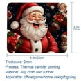 thumbnail image 5 of Santa Claus Square Desk Mat, 8.3x9.8 Inch, Non-Slip Rubber Bottom, Printed, Suitable for Office and Gaming - Gaming Mousepad and Mouse Pad, 5 of 6