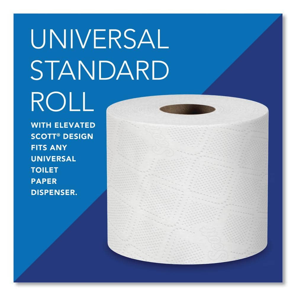 Essential 100% Recycled Fiber SRB White Septic Safe 2-Ply Toilet Paper (473-Sheets Per Roll, 80-Rolls/Carton)