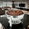thumbnail image 3 of Jacgood Chafing Dishes for Buffet Set, 6 Pack Chafers for Catering, Round Chafing Dish Buffet Set with Lids, Chafers and Buffet Warmers Sets, Serving Food Warmer, 3 of 7