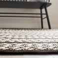 thumbnail image 4 of SAFAVIEH Braided Tanisha Bordered Reversible Area Rug, Ivory/Black, 6' x 6' Round, 4 of 11