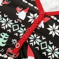 thumbnail image 6 of MUXiin Christmas Pajamas For Family,Family Matching Christmas Pajamas Set Holiday Print Top and Plaid Bottoms for Parents Kids, 6 of 7