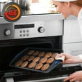 thumbnail image 5 of NutriChef Kitchen Oven Non Stick Blue Carbon Steel 10 Piece Bakeware Set, 5 of 6