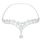 thumbnail image 1 of EeaseMX Tiara de cristal para novia, decoración floral, corona, diadema, tocado para boda, 1 of 3