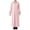 Pink, variant on Girls V Neck Long Sleeve Dress, Soft Breathable Long Robe Dress for Kids, Casual Maxi Dress for Indoor Play and Outdoor Daily Wear, Toddler Girls Dress, 3-16Y Black 100