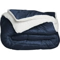 thumbnail image 4 of Home Classic Collection Micro Mink Sherpa Convertible Comforter Set, 4 of 6
