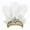 White, variant on MEICHEN Colorful Feather Headband for Women and Girls Mardi Gras Fascinator Carnival Party Dress Up Clothing Accessories