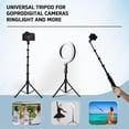 thumbnail image 6 of ZOMEI  12"/30cm Selfie LED Ring Light with 63" Telescopic Tripod, 2700-5600K Adjustable Color Temperature & 10 Brightness Levels for Professional Content Creation, Vlogging, TikTok Video Shooting, 6 of 7