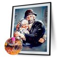 thumbnail image 2 of Wdftyju 5D pintura de diamantes pareja de ancianos mosaico de diamantes redondo completo hogar Wdftyju 6vy6rq4je1uy5jx3, 2 of 9