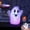 A, variant on A Led Light Up Squishy Ghost Halloween Stress Relief Toy Cute Soft Glowing Plush Doll Decoration