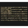 thumbnail image 2 of Girl's Mossy Oak In the Woods Flag Graphic Tee Black Small, 2 of 4