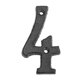 thumbnail image 2 of Número Digital Metal Hierro Fundido para Casa Placa Puerta Pared (4), 2 of 2