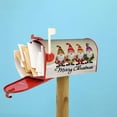 thumbnail image 7 of Christmas Winter Gnomes Mailbox Covers Magnetic Post Box Cover Wraps Large Size 25.5x21 in Inches for Garden Yard Decor, 7 of 7