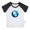 Short Black Raglan T-shirt #B, variant on Nature Earth Pattern T shirt For Baby, Newborn Babies T-shirts, Infant Tops, 0-24M Kids Graphic Tees Clothing (Short Gray Raglan T-shirt, 0-6 Months)