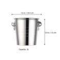 thumbnail image 2 of 2 Pcs Cooler Ice Bucket with Lid Smooth Appearance Practical, 2 of 8