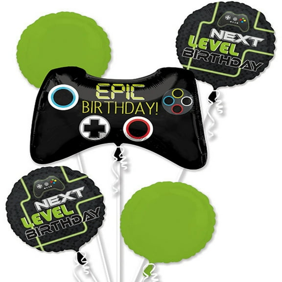 Game Controller Birthday Balloon Bouquet
