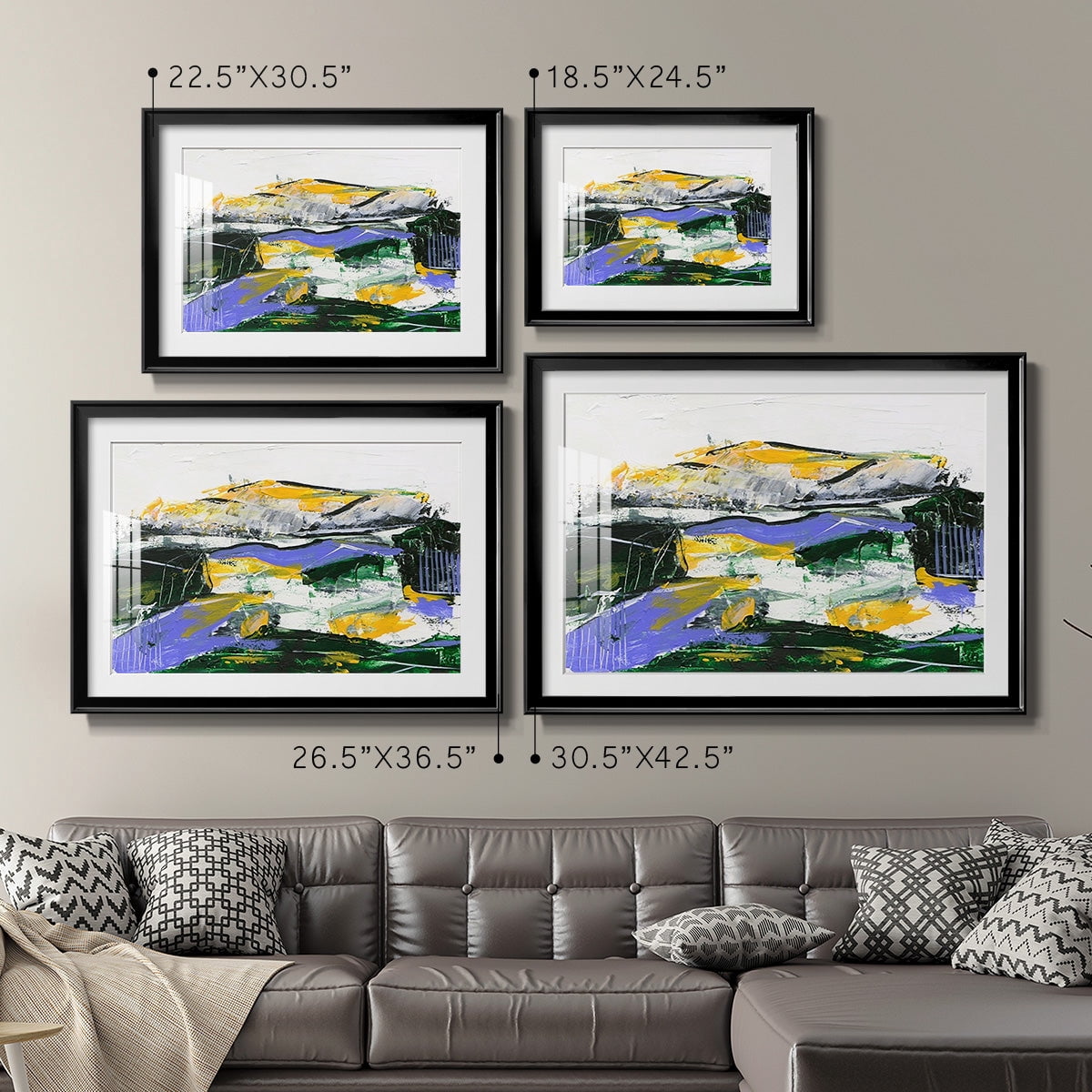 Silent Mountain I Premium Framed Print - Ready to Hang