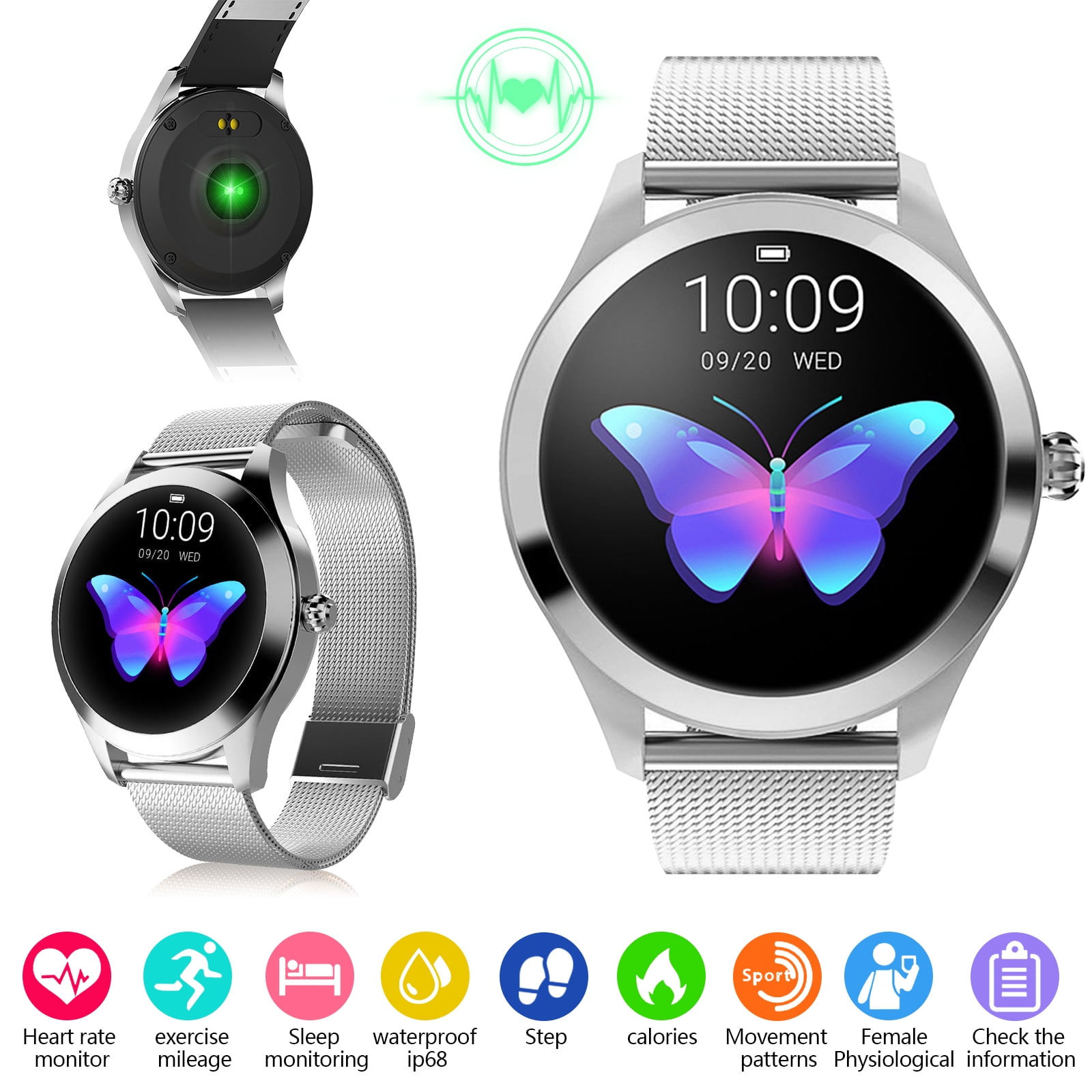 round touch screen watch