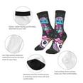 thumbnail image 3 of Rocae Cat Icecream for Girls Boys Crew Socks,Children's Socks, Kids Socks, Toddler Socks: Daily Wear with Kids School Uniform, 3 of 5