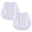 2pcs White, variant on Women's Shirt Hem Extension – with Button-down Inner Layer, Elastic Waistband, Detachable for Layering with A Skirt.