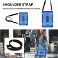 thumbnail image 5 of Shockproof Case for Samsung Galaxy Tab A9+ Plus 11" SM-X210 X216 X218, Military Grade Protection Rotating Stand Hand Strap Shoulder Strap Kids Friendly Bumper Rugged Case for Galaxy Tab A9+,Blue, 5 of 8