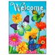 thumbnail image 2 of Cuadros Decorativos Diamante pintura luminosa DIY flor de mariposa mosaico redondo completo (YGZ007) Wdftyju embutido en tela, 2 of 9
