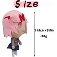 thumbnail image 2 of Peluche de 21,5 cm/8,5 pulgadas, juguete de peluche de juego de anime para fanáticos de (Niña de pelo rosa), 2 of 5