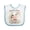 White and Blue, variant on Inktastic My Very First Easter Boys or Girls Baby Bib
