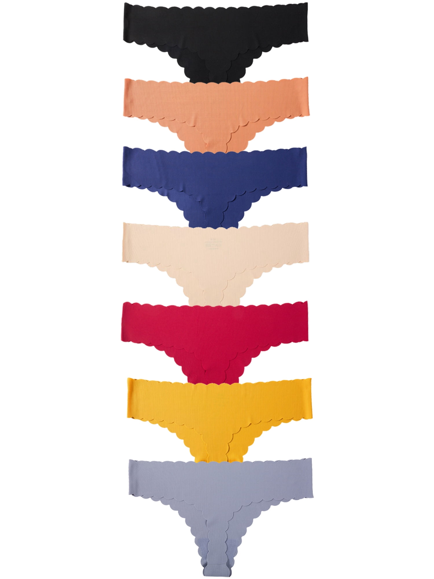 Hanes PP42SC Womens Cotton String Bikini, Assorted Multicolored