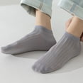 thumbnail image 5 of No Show Socks for Men Non Slip Low Cut Ankle Sock for Walking Running Gym Workouts,Dark Gray, 5 of 6