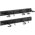 thumbnail image 3 of Heavy Duty Bike Storage Rack with Helmet and Utility Hooks, Black, 3 of 10