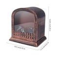 thumbnail image 3 of 1pc Simulation Fireplace Flame Lamp Home Desktop Light Adornment (Coffee), 3 of 5